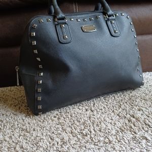 Michael Kors extra large black stud design purse